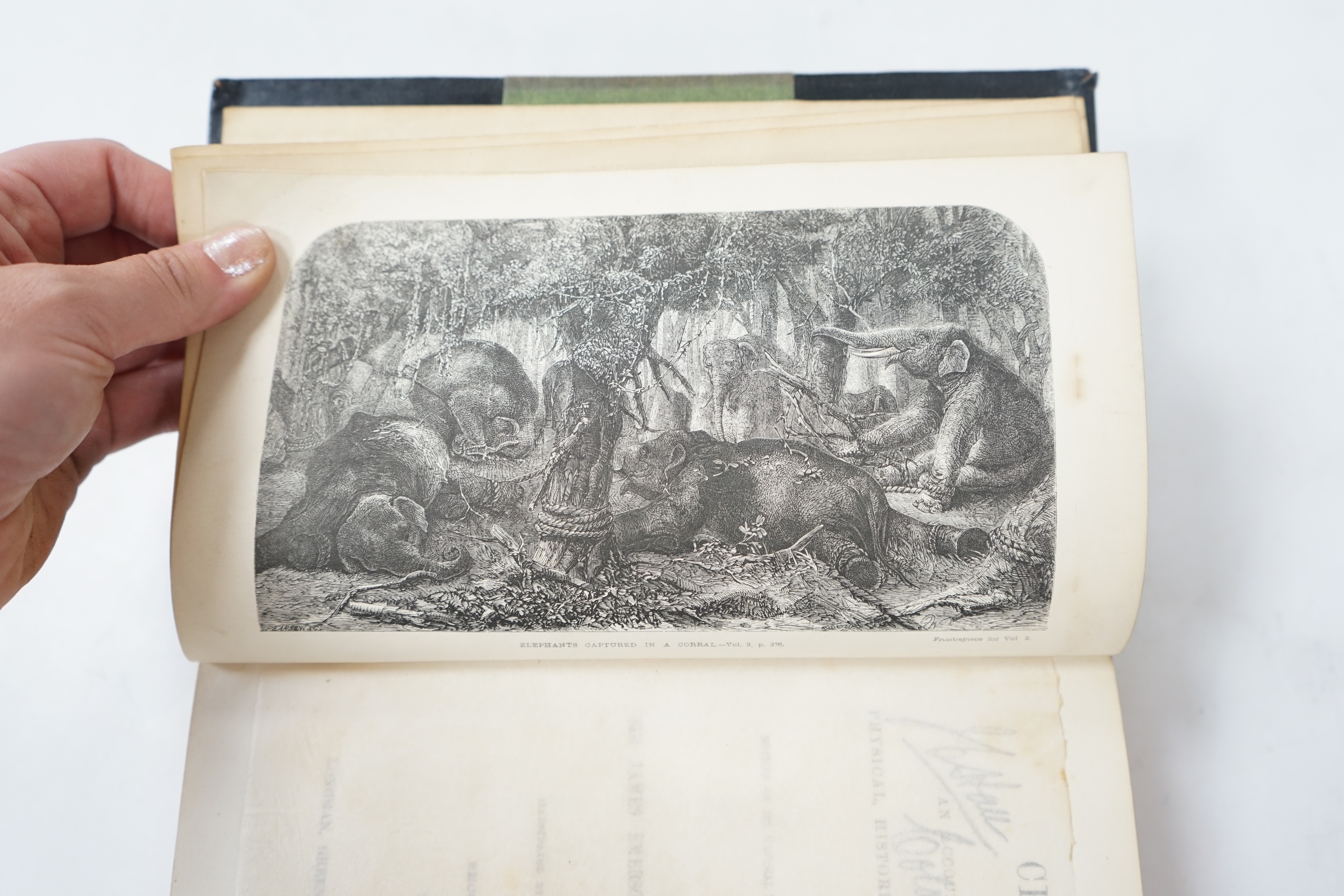 Tennent, Sir James Emerson - Ceylon. An Account of the Island Physical, Historical and Topographical, with Notices of its Natural History, Antiquities and Productions. 2 vols., 2nd edition